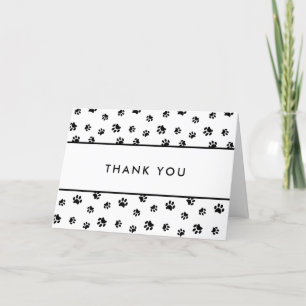 Carte Cadeau de remerciement pour entreprise de garde d'