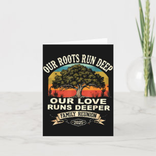 Carte Cadeau de réunion de famille Our Roots Run Deep 20