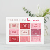 Carte cadeau de Saint-Valentin personnalisable (Debout devant)