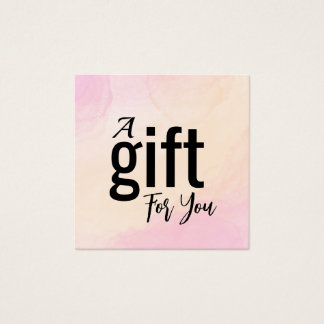 Carte Cadeau de Salon de Beauté Élégant – Simple