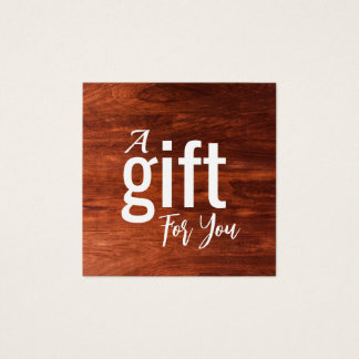 Carte Cadeau de Salon de Beauté Élégant – Simple