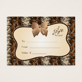 Carte cadeau de salon Spa Saint-Valentin animal de