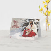 Carte Cadeau de Salut Noël (Fleur jaune)
