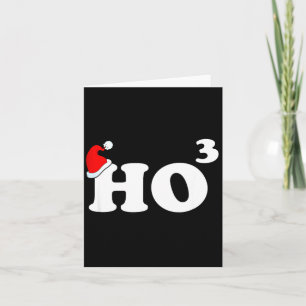 Carte Cadeau de Santa Ho3 Ho au cube Femmes Hommes Ensei