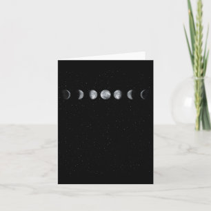 Carte Cadeau de scientifique de phase lunaire Astronomie
