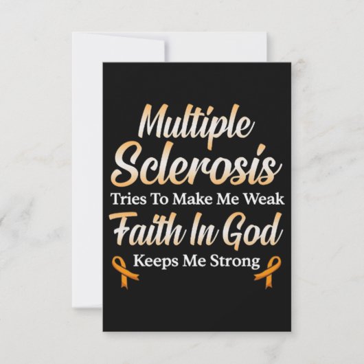 Carte Cadeau de sclérose en plaques (Devant)