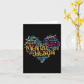 Carte Cadeau de sensibilisation mentale S (Fleur jaune)