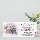 Carte cadeau de session photo Photographie Certifi (Debout devant)