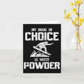 Carte Cadeau de snowboard (Fleur jaune)