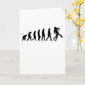 Carte Cadeau de vélo de cyclisme d'évolution BMX pour cy (Fleur jaune)