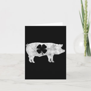 Carte Cadeau de viande BBQ porc cochon Saint-Patrick Sha
