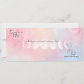 Carte cadeau de voucher d'anniversaire de tatouage (Dos)