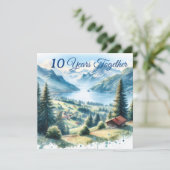 Carte Cadeau de voyage pour un anniversaire de mariage d (Debout devant)