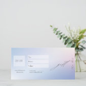 Carte cadeau d'entreprise Blue Gradient (Debout devant)