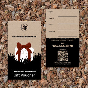 Carte cadeau d'entretien de jardin gratuit