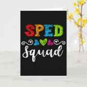 Carte Cadeau D'équipe De Rentrée Pour Enseignant D'éduca (Fleur jaune)