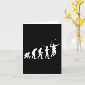 Carte Cadeau d'évolution pour joueur de badminton pour t (Fleur jaune)