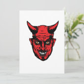 Carte Cadeau Diable Halloween Horror (Debout devant)