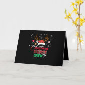 Carte Cadeau d'infirmière | Équipe de Noël d'infirmière  (Fleur jaune)