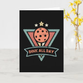 Carte Cadeau Dink All Day pour joueur de Pickleball (Fleur jaune)