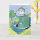 carte cadeau d'inspiration adorable (Fleur jaune)