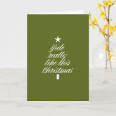 Carte cadeau DIY Noël "Yule" (Fleur jaune)