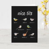 Carte Cadeau d'observation d'oiseaux amusant pour l'obse (Fleur jaune)