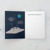 Carte Cadeau d'occasion de vaisseau spatial extraterrest (Intérieur)