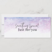 Carte cadeau Dreamy Purple Floral (Devant)