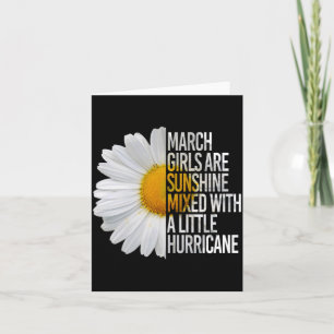 Carte Cadeau drôle de citation de marguerite pour femme
