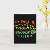 Carte Cadeau drôle de fête des mères Mon peuple préféré  (Fleur jaune)