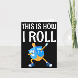 Carte Cadeau drôle de Hanukkah Menorah Dreidel C'est com