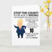 Carte Cadeau drôle pour les 10 ans Joyeux anniversaire (Fleur jaune)