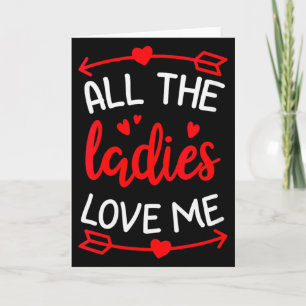 Carte Cadeau drôle pour lui T-shirt femme Toutes les dam