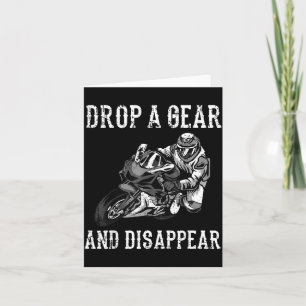 Carte Cadeau drôle pour motards de moto
