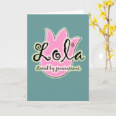 Carte Cadeau du jour de mère de Lola de Philippin (Fleur jaune)
