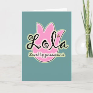 Carte Cadeau du jour de mère de Lola de Philippin