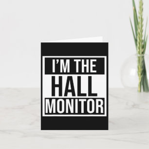 Carte Cadeau Du Moniteur Du Hall À L'Étudiant De L'École