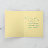 Carte Cadeau éditable avec vignes oiseaux et papillons (Intérieur)