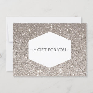 Carte cadeau ELEGANT BLANC EMBLEM PARTIES SCINTILL