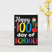 Carte Cadeau Enseignant Enfants Heureux 100e Jour De L'É (Fleur jaune)