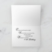 Carte Cadeau et Lys d'anniversaire de 88 ans (Intérieur)