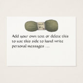 Carte cadeau / étiquette par SRF (Dos)