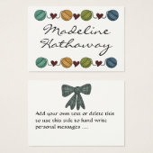 Carte cadeau / étiquette par SRF (Devant & derrière)