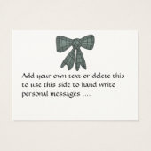 Carte cadeau / étiquette par SRF (Dos)