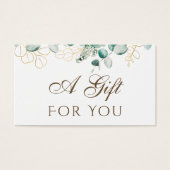 Carte cadeau Eucalyptus (Devant)