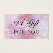 Carte cadeau Faux Pearlescent (Devant)