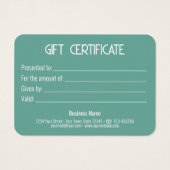 Carte cadeau Festive Modern Gold Bow (Dos)