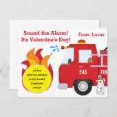 Carte cadeau Firefighter Valentine's Play Doh (Devant / Derrière)