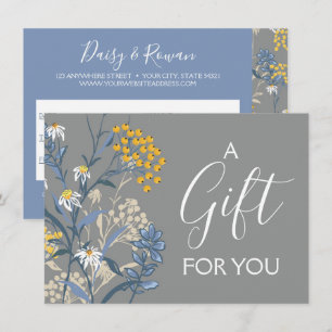 Carte cadeau Fleur sauvage Daisy & Rowan